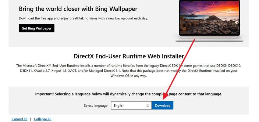 download microsoft directx
